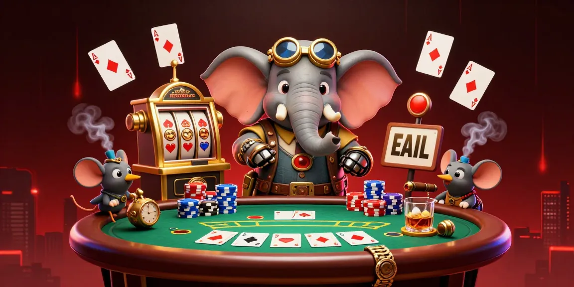 Experience exciting kèo nhà cái action with a steampunk elephant operating a golden slot machine.