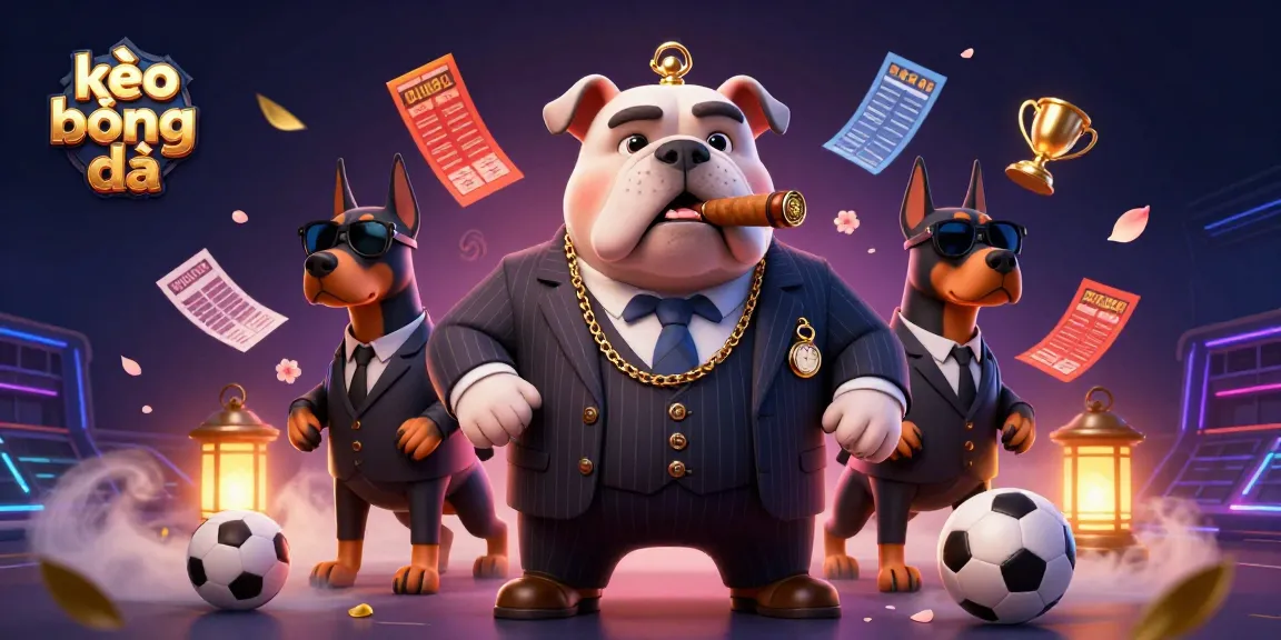 Engage with kèo bóng đá through dynamic sports betting visuals featuring vibrant characters and elements.